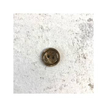 Blusenknopf - schimmernd - 15 mm - taupe